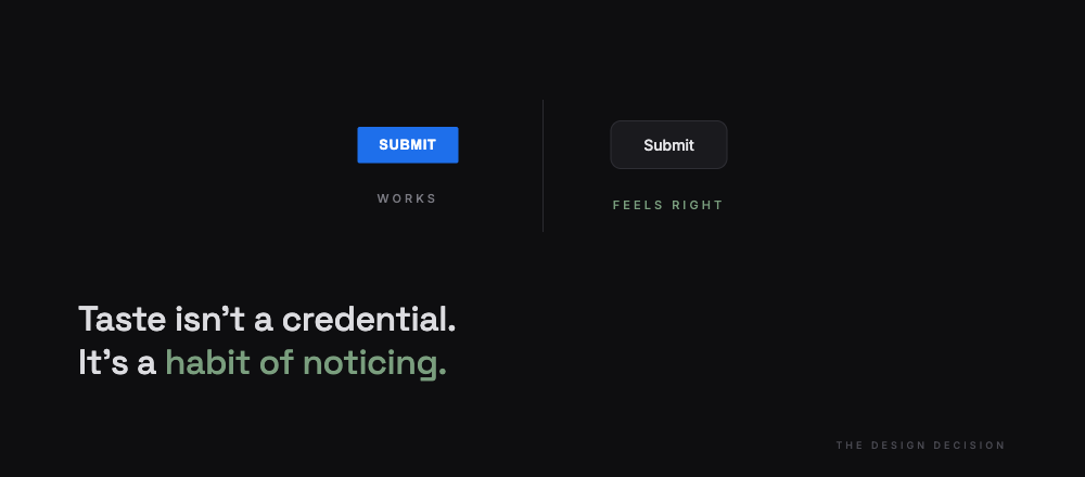 The Design Decision